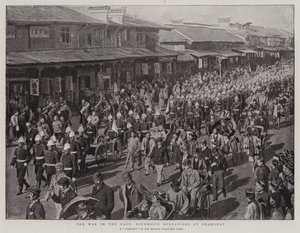 La guerre en Orient, opérations défensives à Shanghai